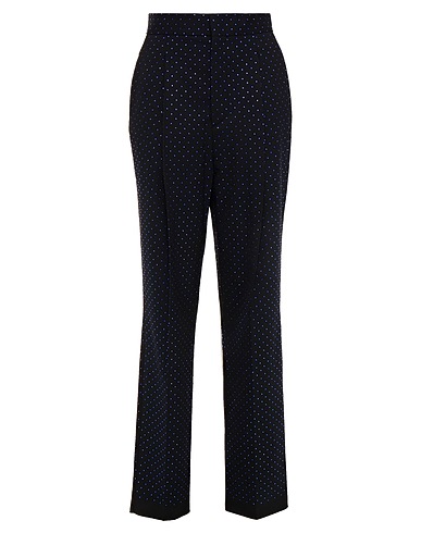DUNDAS Casual trouser Black 98% Wool, 2% Elastane