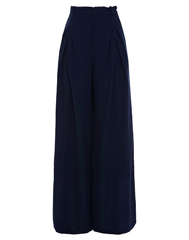 ROLAND MOURET Casual pants Navy 100% Wool