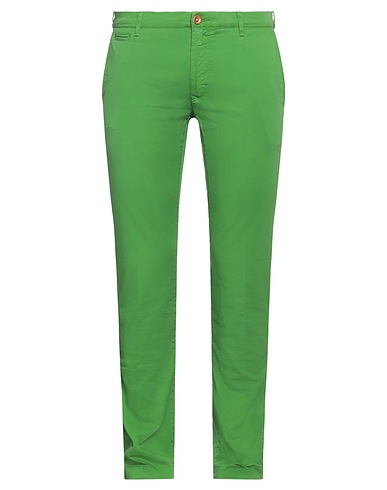 HAND PICKED Chinos Verde 97% Cotone, 3% Poliestere