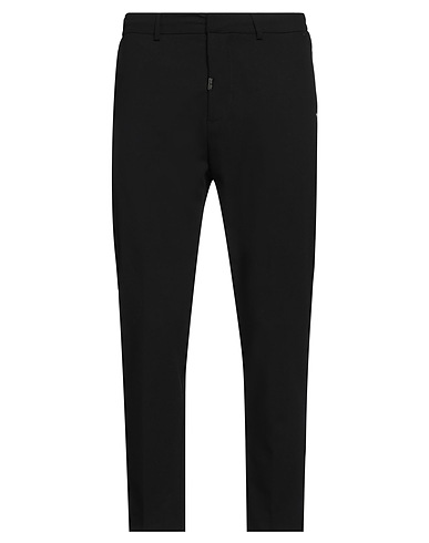 P.R.I.M.E. Pantalone Nero 70% Poliestere, 24% Viscosa, 6% Elastan