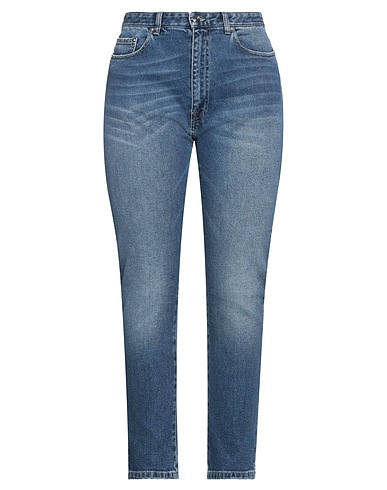 P.A.R.O.S.H. Denim pants Blue 98% Cotton, 2% Elastane