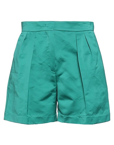 MAX MARA Shorts & Bermuda Green 100% Polyamide