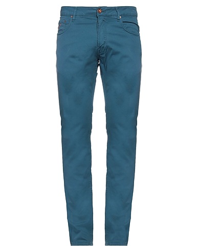 HAND PICKED 5-pocket Pastel blue 98% Cotton, 2% Elastane