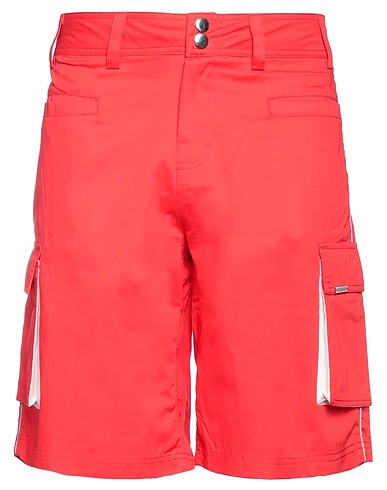 BIKKEMBERGS Shorts & Bermuda Red 100% Cotton