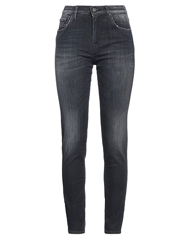 JACOB COHЁN Denim trousers Black 92% Cotton, 6% Elastomultiester, 2% Elastane