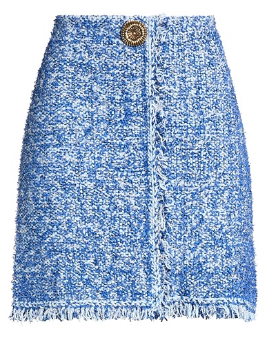 LANVIN Mini-jupe BLU CHIARO 47% Coton, 28% Viscose, 11% Polyamide, 10% Papier, 4% Polyester