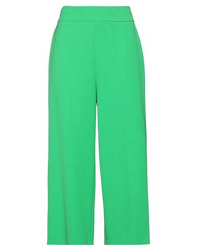 CLIPS MORE Casual trouser Green 91% Polyethylene, 9% Elastane