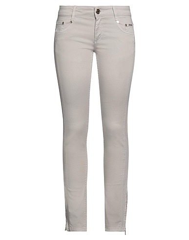 ANNARITA N Pantalones vaqueros Gris 98% Algodón, 2% Elastán
