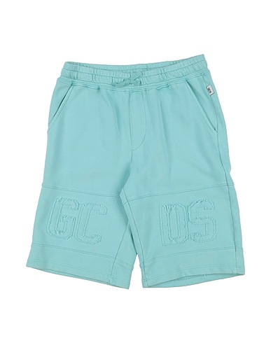 GCDS MINI Pantalone felpa Turchese 100% Cotone