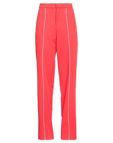SIMONA CORSELLINI Casual trouser Red 93% Polyester, 7% Elastane