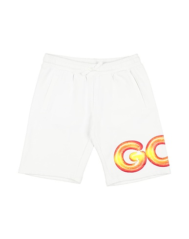 GCDS MINI Pantalone felpa Bianco 98% Cotone, 2% Elastan
