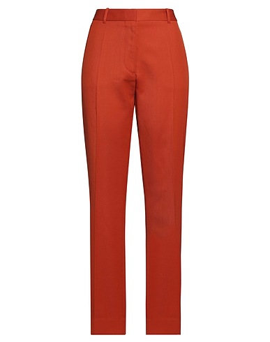 VICTORIA BECKHAM Casual trouser Rust 55% Polyester, 45% Virgin Wool