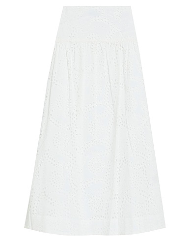 IRIS & INK Midi skirt White 100% Organic cotton