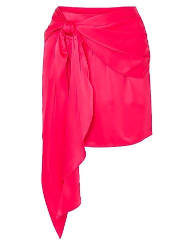 MICHELLE MASON Mini skirt Fuchsia 100% Silk