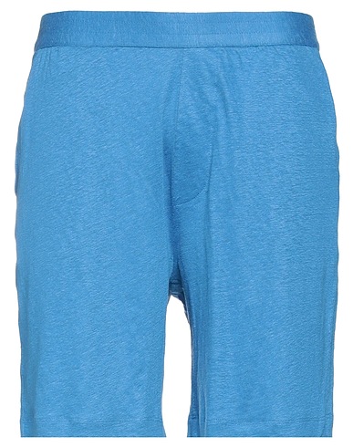 MAJESTIC FILATURES Shorts & Bermuda Azzurro 96% Lino, 4% Elastan