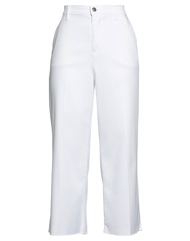 CIGALA'S Casual pants White 64% Tencel™, 34% Cotton, 2% Elastane