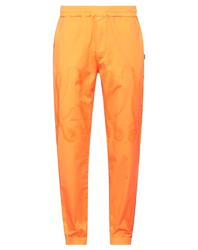 OCTOPUS Casual pants Orange 97% Cotton, 3% Elastane