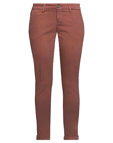 RE_HASH Pantalone Marrone 98% Cotone, 2% Elastan