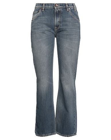 NOVEMB3R Denim pants Blue 52% Cotton, 48% Polyester