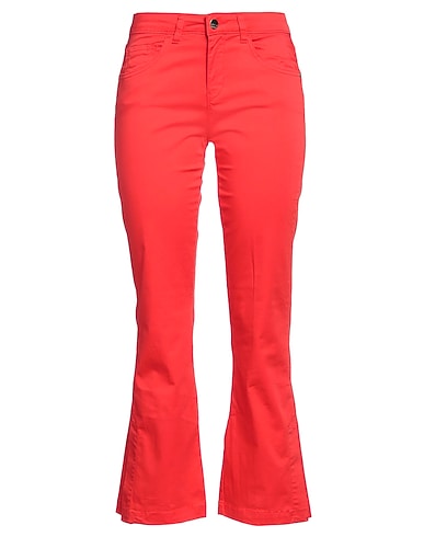 KAOS JEANS Casual trouser ROSSO 96% Cotton, 4% Elastane