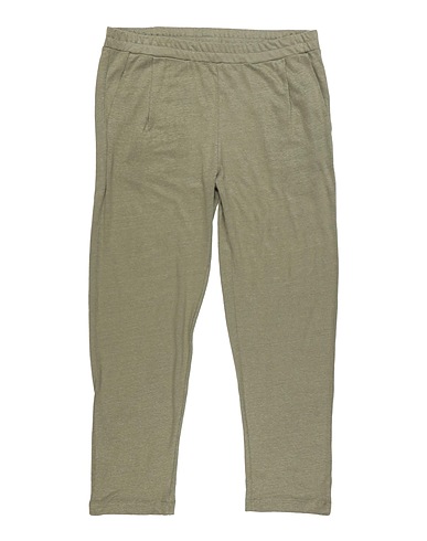 MAJESTIC FILATURES Casual trouser Military green 94% Linen, 6% Elastane