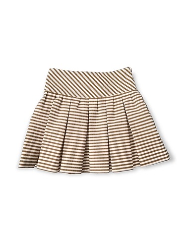 MIMISOL Skirt Brown Cotton