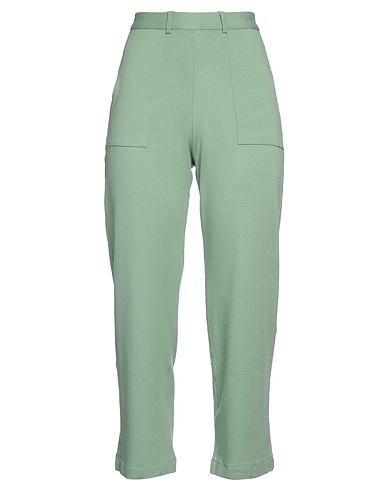 MAJESTIC FILATURES Casual trouser Sage green 96% Viscose, 4% Elastane