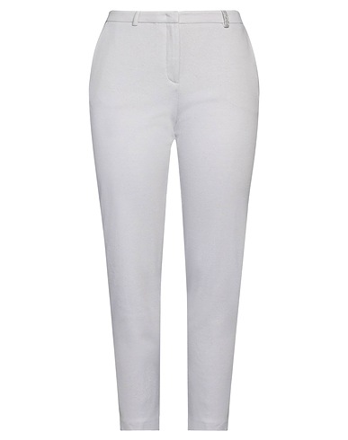 GILDA Casual trouser Light grey 82% Polyester, 18% Elastane