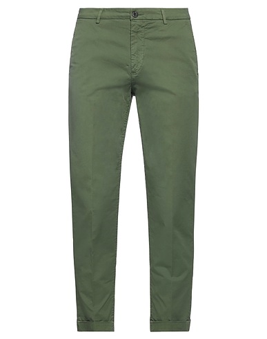 NO LAB Pantalone Verde militare 97% Cotone, 3% Elastan