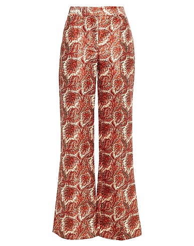 ADAM LIPPES Casual pants Rust 93% Polyester, 7% Acrylic