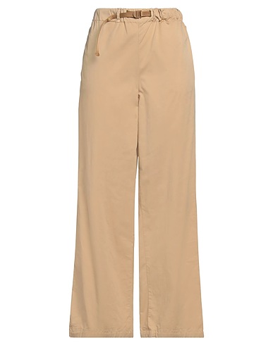 WHITE SAND Casual trouser Beige 97% Cotton, 3% Elastane