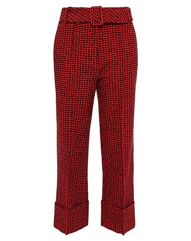 ALEXANDER WANG Casual trouser Red 46% Cotton, 35% Viscose, 10% Acrylic, 7% Nylon, 2% Other Fibres