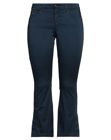 KAOS JEANS Casual pants Navy 96% Cotton, 4% Elastane