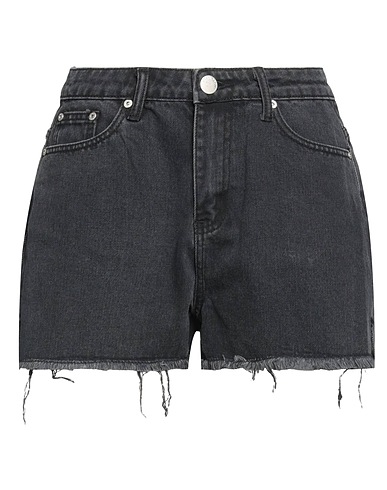 GLAMOROUS Denim shorts Black 100% Cotton