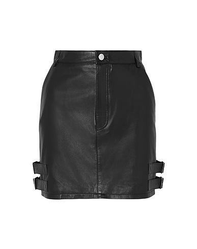 ALTUZARRA Minigonna Nero 100% Pelle