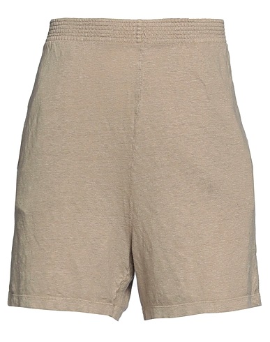 MAJESTIC FILATURES Shorts & Bermuda Beige 94% Linen, 6% Elastane