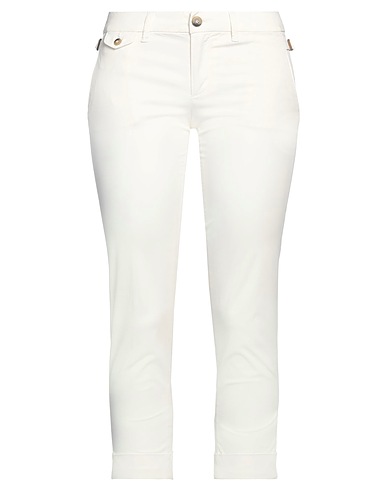 JACOB COHЁN Casual trouser Off white 97% Cotton, 3% Elastane