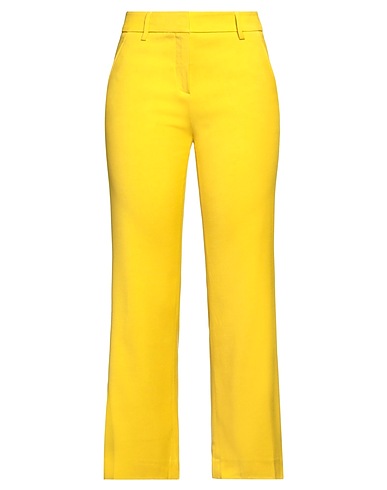 TRUE ROYAL Pantalone Giallo 87% Viscosa, 12% Lana, 1% Elastan