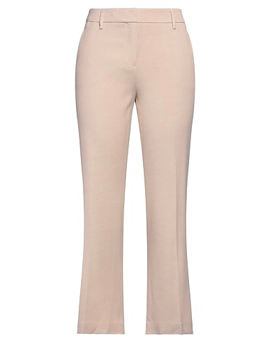 TRUE ROYAL Casual trouser Beige 87% Viscose, 12% Wool, 1% Elastane