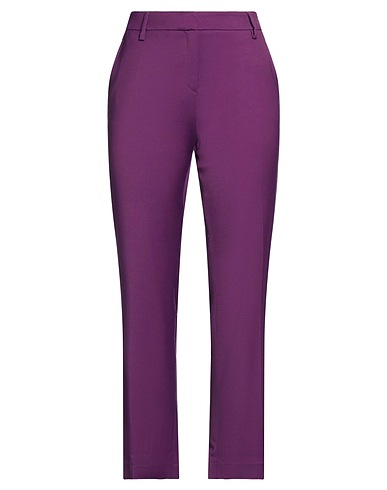 TRUE ROYAL Pantalone Viola 87% Viscosa, 12% Lana, 1% Elastan