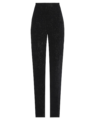 MAX MARA STUDIO Casual pants Black 76% Viscose, 20% Silk, 4% Elastane