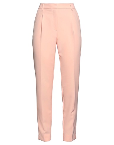 EMME by MARELLA Casual trouser Salmon pink 88% Polyester, 12% Elastane