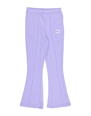 PUMA Casual pants CLASSICS Flared Pants TR G  Lilac 68% Cotton, 32% Polyester