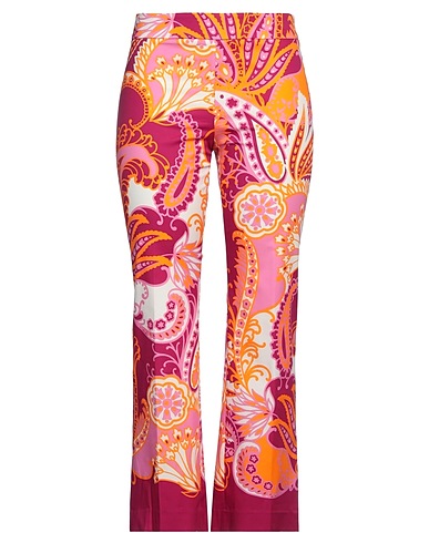 TRUE ROYAL Casual pants Pink 97% Cotton, 3% Elastane
