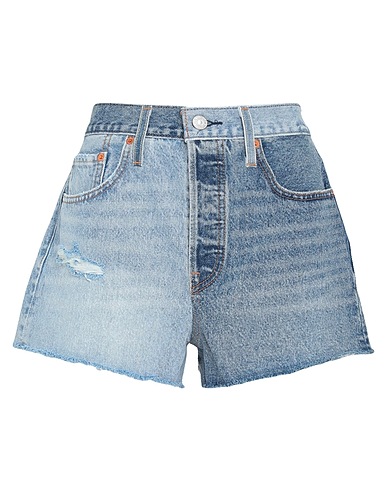 LEVI'S Denim shorts 501® SHORTS WORN IN
 Blue 100% Cotton