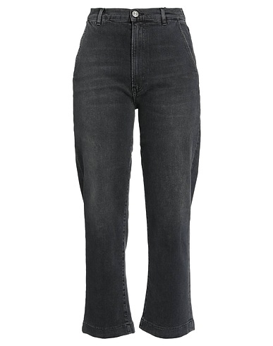 3x1 NYC Denim trousers Black 98% Cotton, 2% Elastane