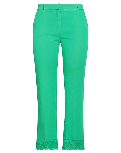 TRUE ROYAL Pantalone Verde 98% Cotone, 2% Elastan
