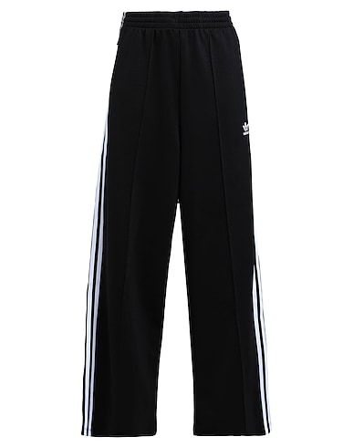 ADIDAS ORIGINALS Casual trouser ADICOLOR CLASSICS WIDE LEG PANT
 Black 50% Cotton, 43% Recycled polyester, 7% Elastane
