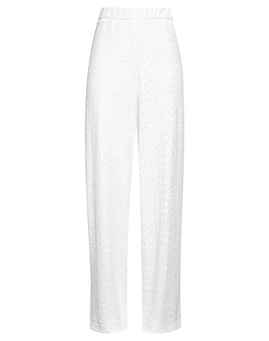 OSÉREE Casual pants White 100% Polyester
