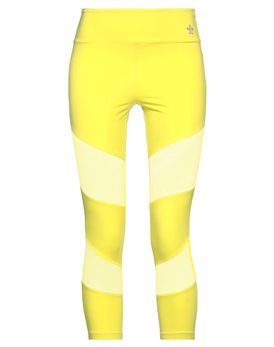 ELISABETTA FRANCHI Leggings Lime green 80% Polyamide, 20% Elastane